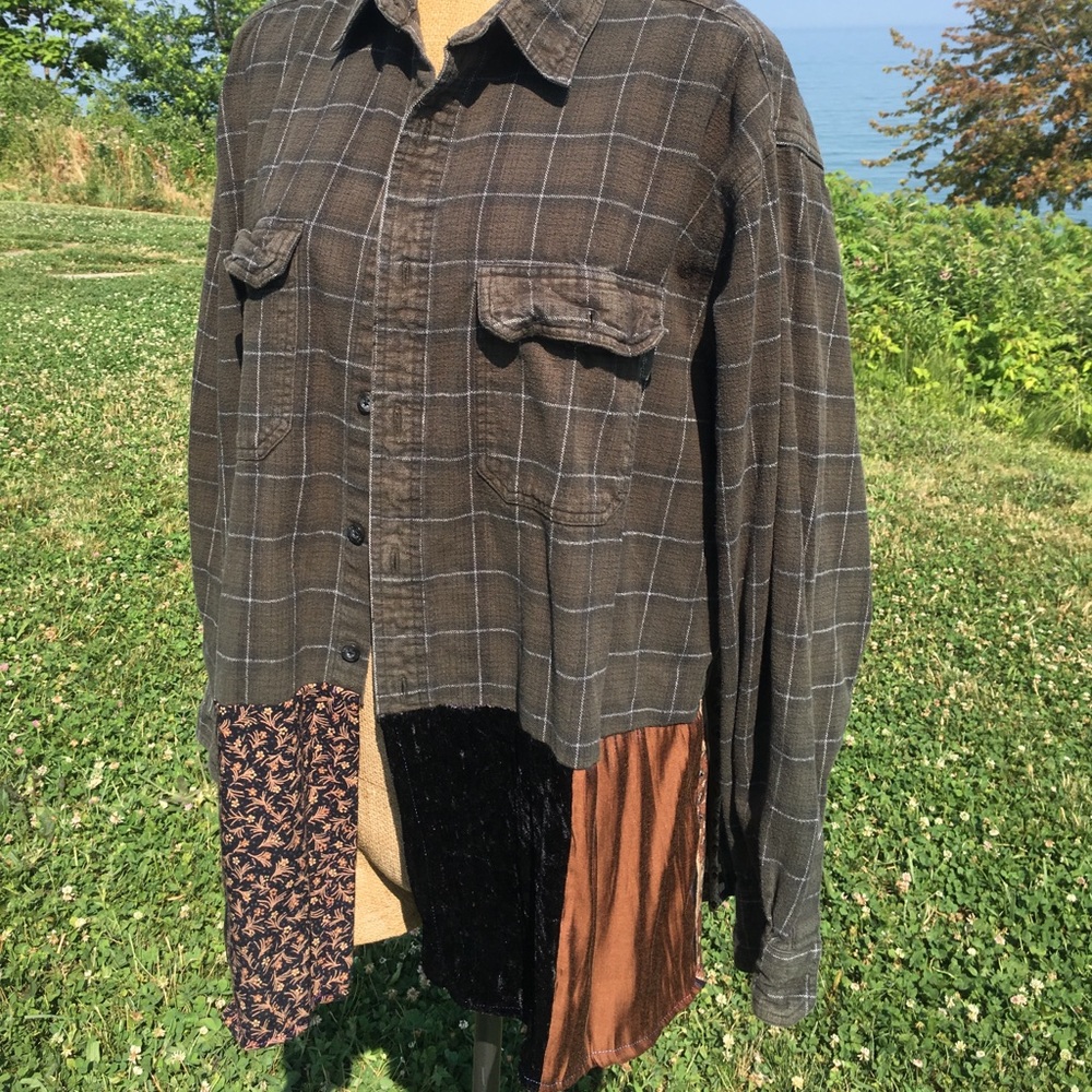 Up cycled flannel